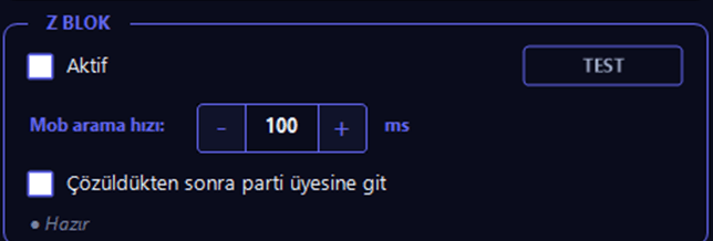 FunnyMacro — Z Blok bölümü